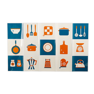 送刮板大号厨房防油贴纸灶台自粘瓷砖防水墙纸铝箔耐高温防污墙贴