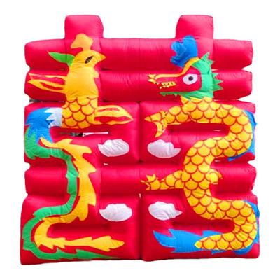 大喜字充气气模结婚布置背景墙