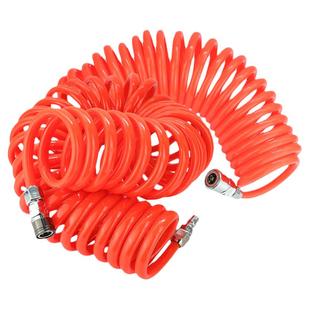 气动弹簧管空压机气泵气管软管伸缩PU螺旋风管带快速接头气线气绳