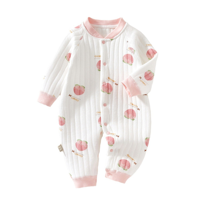 【撤柜专区】品牌专柜 婴儿衣服冬装纯棉加厚连体衣春秋冬季