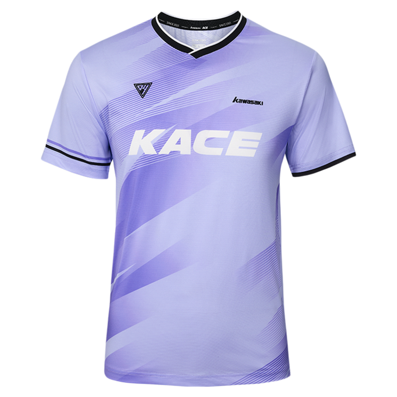 川崎25年新款羽毛球服男女款速干透气运动短袖T恤KACE韩风系列