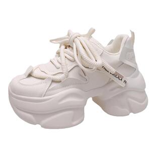 老爹鞋女款2026新款春季单鞋休闲鞋女厚底增高加绒加厚运动鞋女