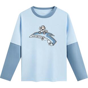 安踏儿童短袖T恤|纯棉2026夏季新款男女童短袖衫校园儿童速干上衣