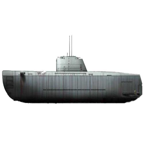 小号手模型拼装U型潜艇模型二战德国U511潜水艇2518.U571益智改装