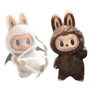 泡泡玛特大天使Zimomo十周年搪胶公仔3.0大娃拉布布搪胶58厘米