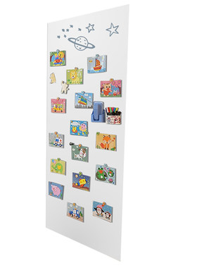 磁吸展示板可移除不伤墙