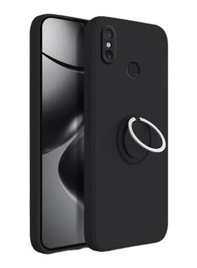 适用小米8手机壳MI8青春版8se新款lite硅胶透明探索版屏幕指纹版ud带支架指环扣保护套小米八全包防摔男女软