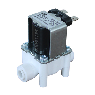 净水器进水电磁阀DC24V快接口2分3分4分螺纹口净水机阀门通用配件