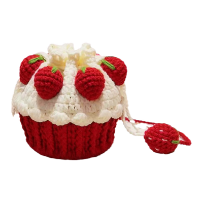 草莓纸杯蛋糕手工diy材料包