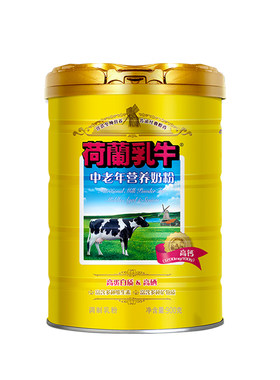 荷兰乳牛中老年营养奶粉800g*6罐