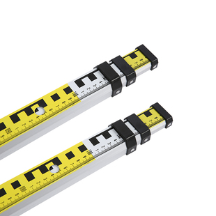 水准仪塔尺5米标尺7米伸缩测量尺3米刻度尺标高尺杆铝合金量高度