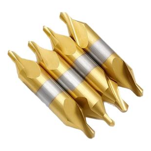 M35含钴镀钛60度A型中心钻头定心钻加长双头不锈钢专用定位1-10mm