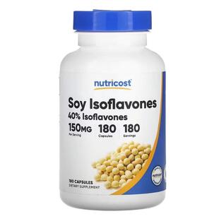 天然植物雌激素美国大豆异黄酮女性Nutricost原装soy isoflavones