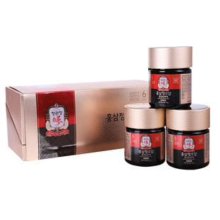 韩国正官庄6年根高丽参浓缩液Plus红参膏330g瓶装免税版韩国直邮