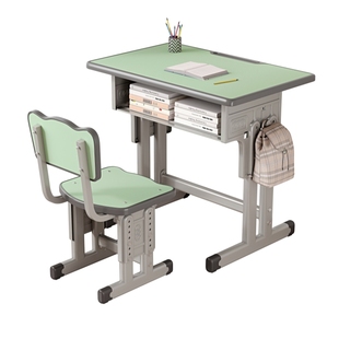 儿童学习桌椅中小学生课桌椅辅导补习班男女孩简约写字作业书桌椅