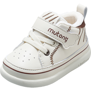 【清仓】牧童学步鞋秋冬婴儿软底童鞋加绒保暖女宝宝鞋男童机能鞋