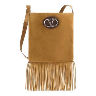 [礼物]华伦天奴VALENTINO男女同款 NELLCOTE 绒面皮革手袋