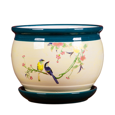 陶瓷花盆中国风套装更划算