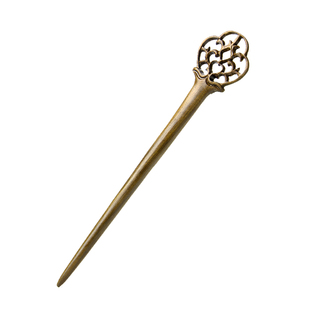 天然檀木发簪现代简约木质古风簪子高级感盘发新中式发张钗子女簪