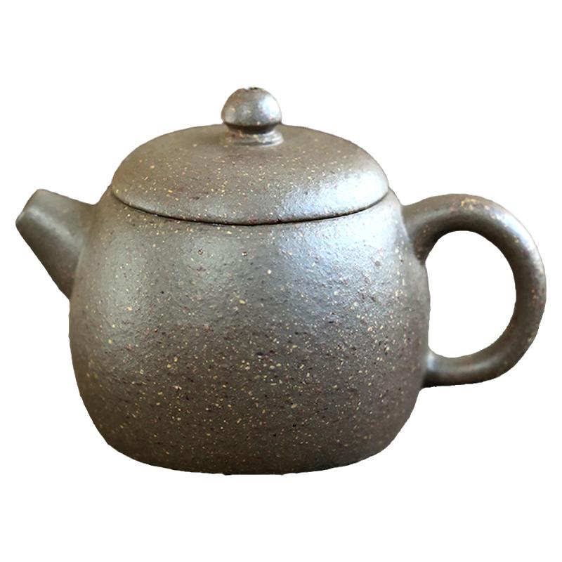 一水堂宜兴手工紫砂壶功夫茶具老青灰泥自练矿斗茶小壶泥料发烧友