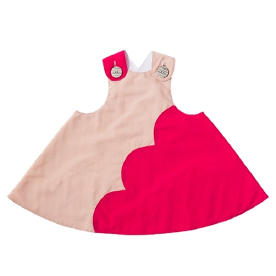 marlmarl正反两穿女童拒污围裙