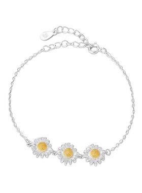 猫蛰S999足银小雏菊手链