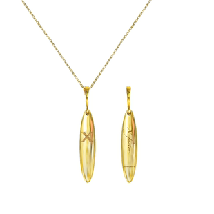 AOPOSS白姿【李若彤同款】权杖系列字母项链原创设计爆款锁骨链女