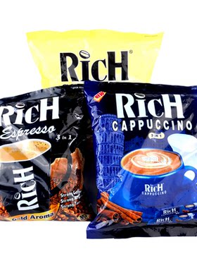 泰国正品rich卡布奇诺咖啡包装