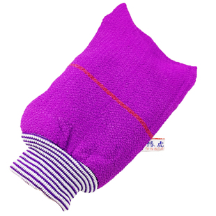 豫虎给力搓澡巾加厚粗砂手套洗澡巾强力搓泥角质双面搓背东北沐浴