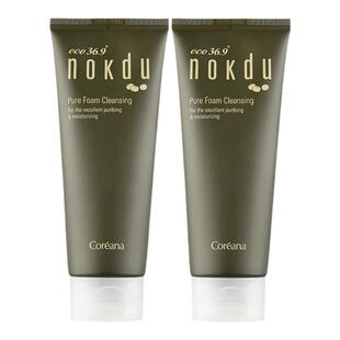 高丽雅娜nokdu绿豆美颜洗面奶韩国女氨基酸敏感洁面乳膏官方正品