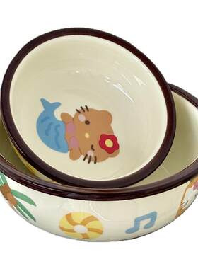 奶油风可爱高颜值甜品盘早餐碗