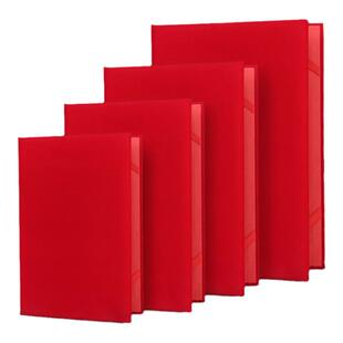 九千年高档空白红色蓝色绒布荣誉证书外壳定制8K6K无字证书结业证书封面定做批发16K会员证教师证书烫金套12K