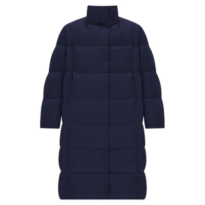 轻奢雾面大朵95白鹅绒长款羽绒服