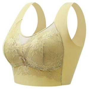 薄杯固定胸垫冰丝内衣女无痕美背