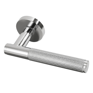 德国KABO亮铬室内房门锁卧室银色极简门把手静音磁吸美式实木门锁