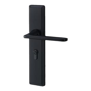 雷鸟黄古铜门锁室内卧室实木门大门锁现代简约静音房间黑色门锁具