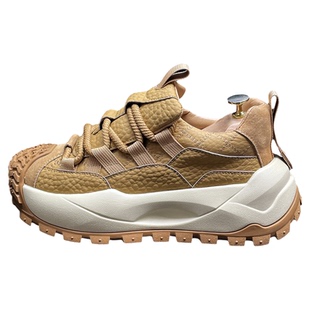 男鞋2026秋冬季新款超火老爹鞋户外徒步鞋内增高厚底黑白休闲鞋子