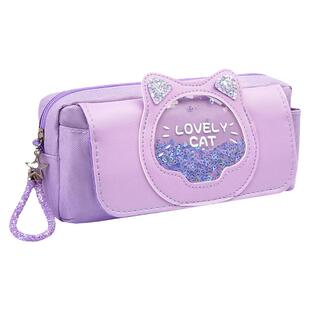 笔袋小学生女孩文具盒女日系文具中学生幼儿园女童铅笔盒简约大容量网红流沙笔袋初中生2026年新款流行文具袋