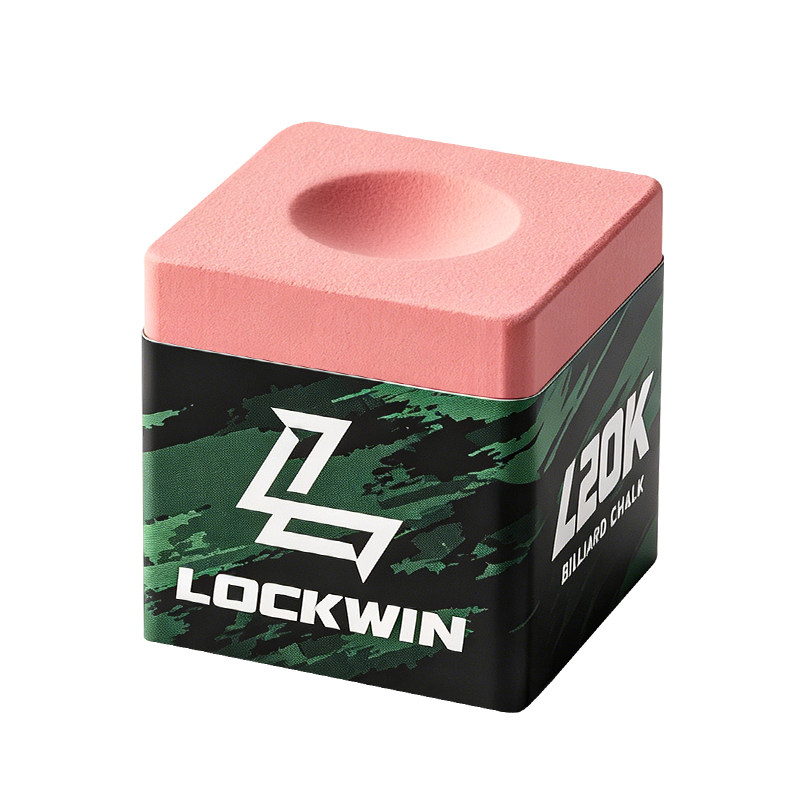 LOCKWIN斯诺克台球巧克粉台球杆擦粉中八职业巧粉高端礼物配件
