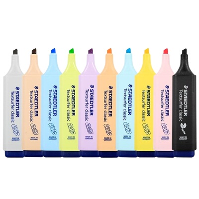 德国staedtler施德楼文本荧光笔