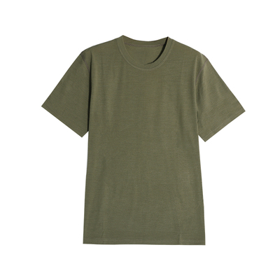 天丝美利奴羊毛男士户外速干短袖