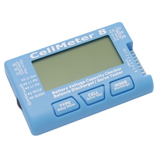 CellMeter 8测电器AOK电显8S航模舵机测试窄频伺服测试器电池放电