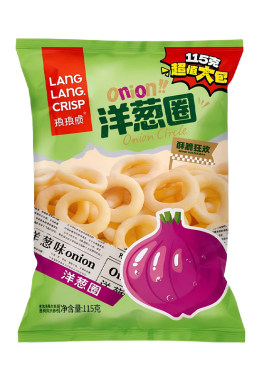 琅琅脆酥脆洋葱圈膨化零食