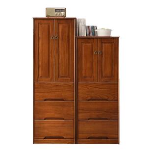 五斗柜卧室客厅靠墙斗橱全实木衣柜60宽50加深抽屉式储物收纳柜子