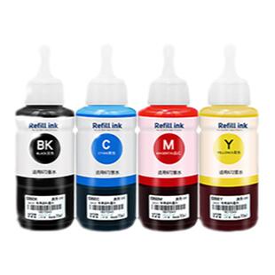 【顺丰】埃斯顿适用爱普生epsonl1300打印机墨水四色672bk补充装连供专用喷墨黑色彩色通用墨汁非原装4色油墨