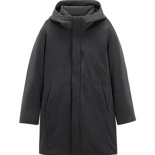 【中长款】太平鸟男装商务羽绒服男冬季通勤连帽防寒服