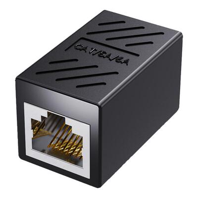 网络对接头RJ45宽带网络网线水晶头延长连接器双通头网线延长室外