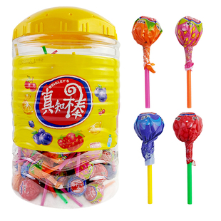 真知棒棒棒糖糖果8090怀旧食品整桶包邮什锦水果味多口味随机口味