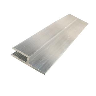 软膜卡槽h码边条嵌入式无框超薄铝合金框架卡布灯箱卡条H龙骨型材