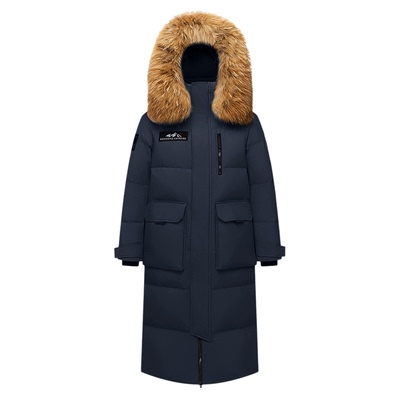 25极寒波司登长款鹅绒羽绒服女男